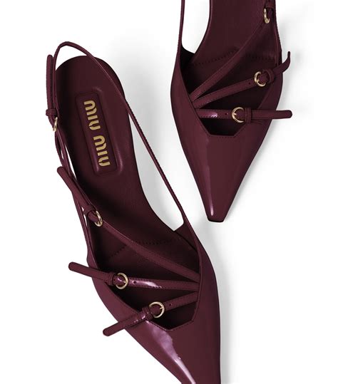 miu miu sling back|Women's Miu Miu Designer Pumps & Slingbacks .